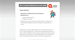 Desktop Screenshot of elektroschrott1.aws-suedhessen.de